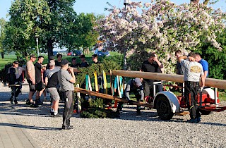 Maibaumstellen